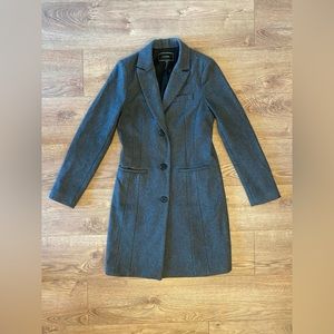 Grey Wool Le Chateau Coat Size XS